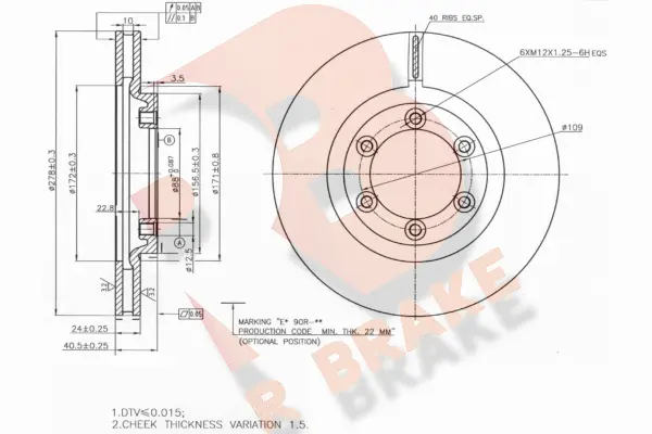 Brake Disc (78RBD28676)