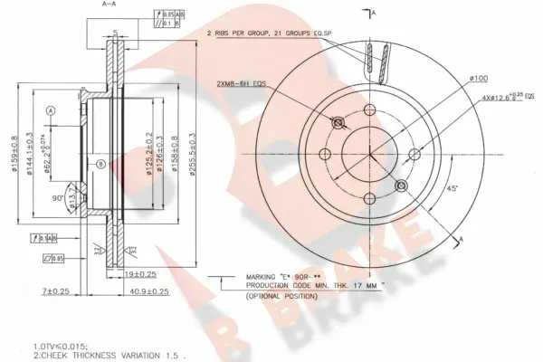 Brake Disc (78RBD20560)