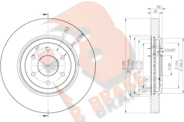 Brake Disc (78RBD24199)