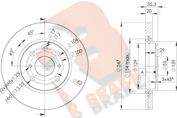 Brake Disc (78RBD24700)