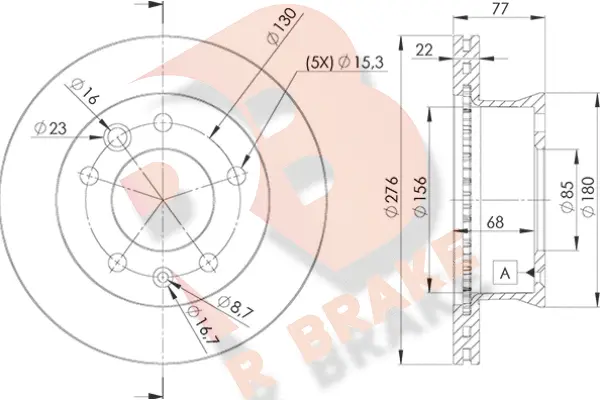 Brake Disc (78RBD10181)