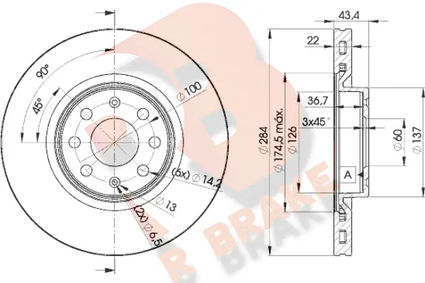 Brake Disc (78RBD20922)
