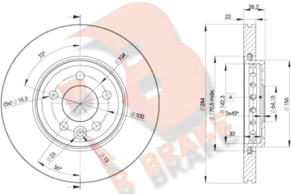 Brake Disc (78RBD20844)