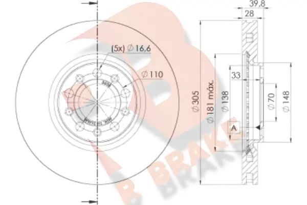 Brake Disc (78RBD23608)