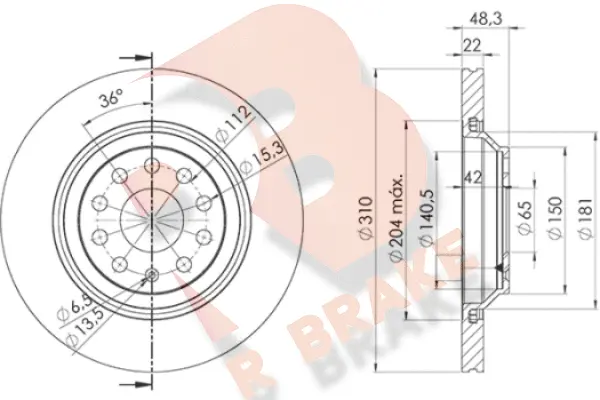 Brake Disc (78RBD24082)
