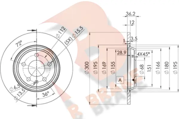 Brake Disc (78RBD26075)