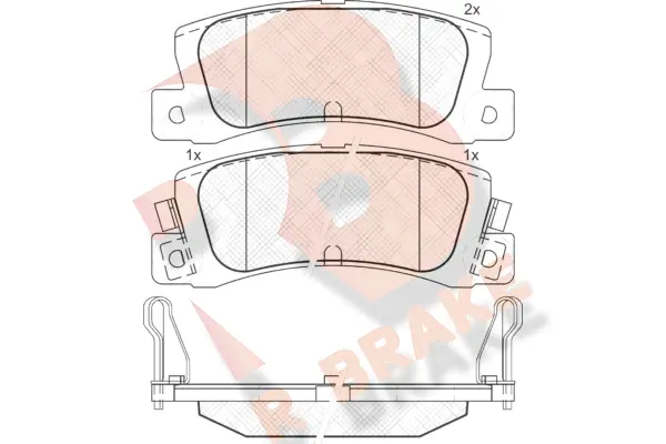 Brake Pad Set, disc brake (RB0612-071)