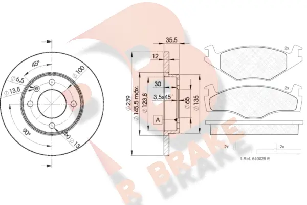 Brake Kit, disc brake (3R04603300)