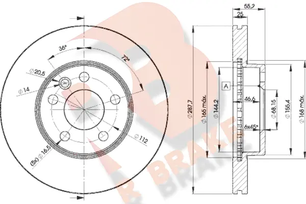 Brake Disc (78RBD21093)