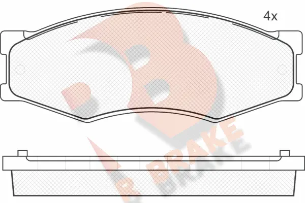 Brake Pad Set, disc brake (RB0526-087)