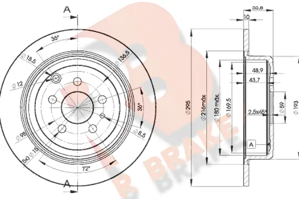 Brake Disc (78RBD24621)