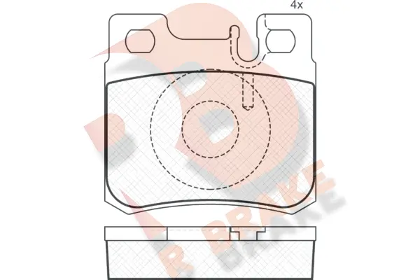 Brake Pad Set, disc brake (RB0978)