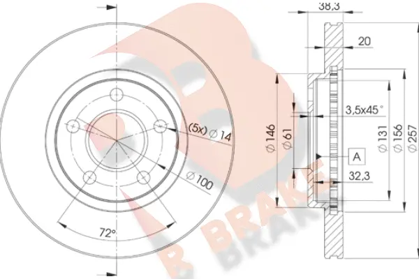 Brake Disc (78RBD29718)