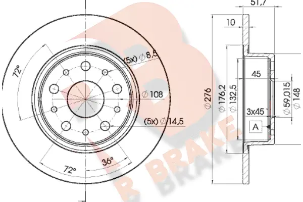 Brake Disc (78RBD24646)