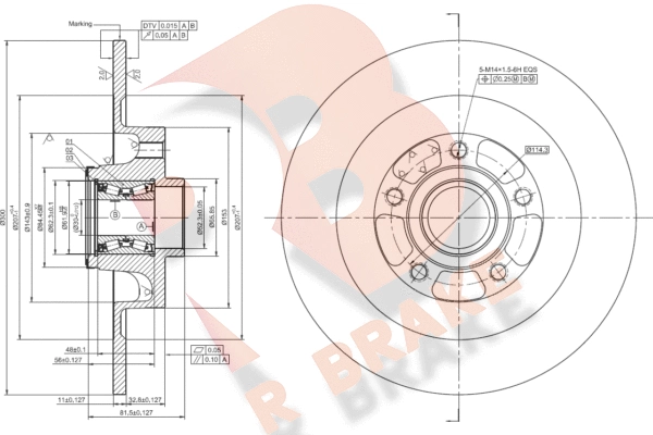 Brake Disc (78RBD10042)