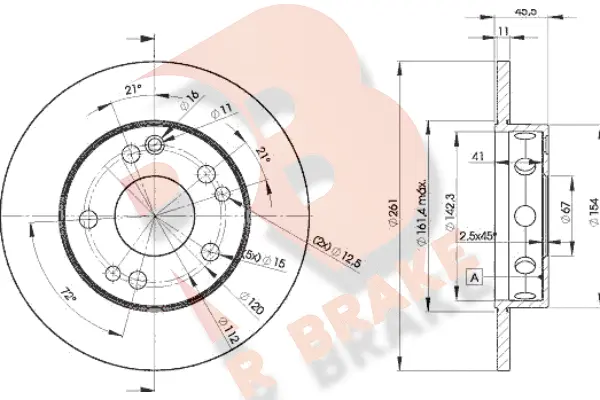 Brake Disc (78RBD26460)