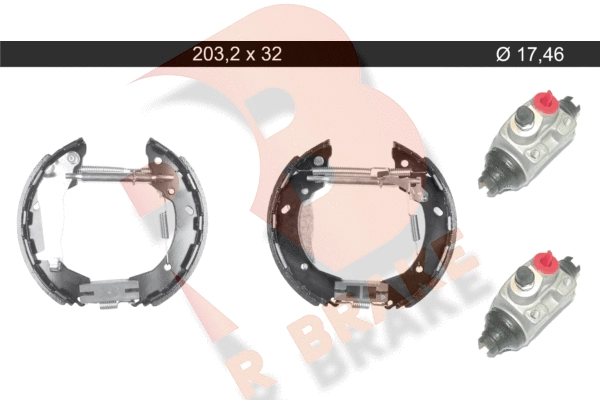 Brake Shoe Set (79RBKT0148)