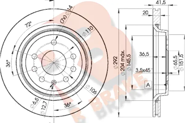 Brake Disc (78RBD29114)