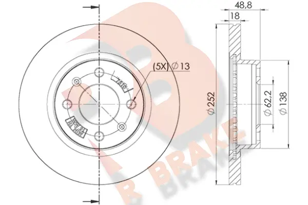 Brake Disc (78RBD27510)