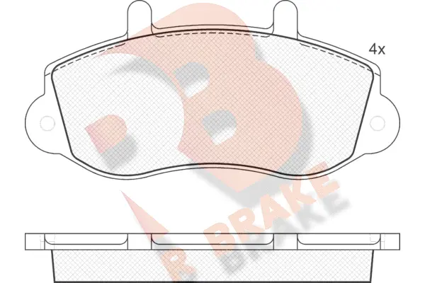 Brake Pad Set, disc brake (RB1219)