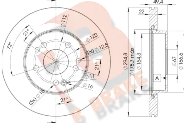 Brake Disc (78RBD26471)