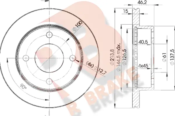 Brake Disc (78RBD22701)