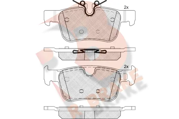 Brake Pad Set, disc brake (RB2327)