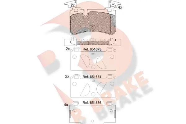 Brake Pad Set, disc brake (RB2209)