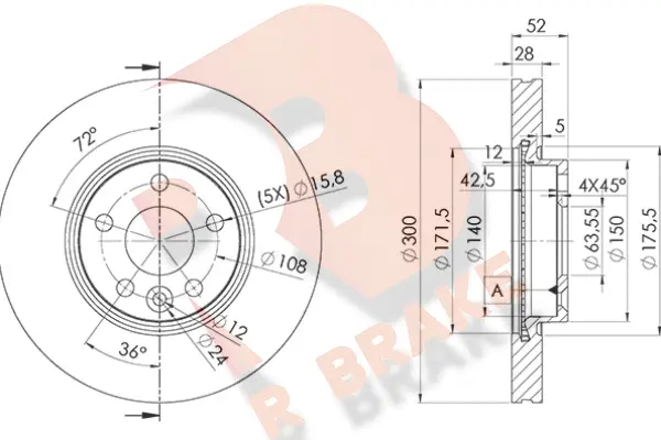 Brake Disc (78RBD26765)