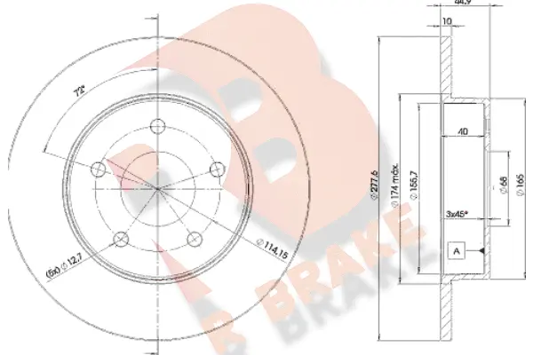 Brake Disc (78RBD24101)