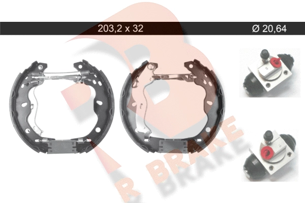 Brake Shoe Set (79RBKT0121)