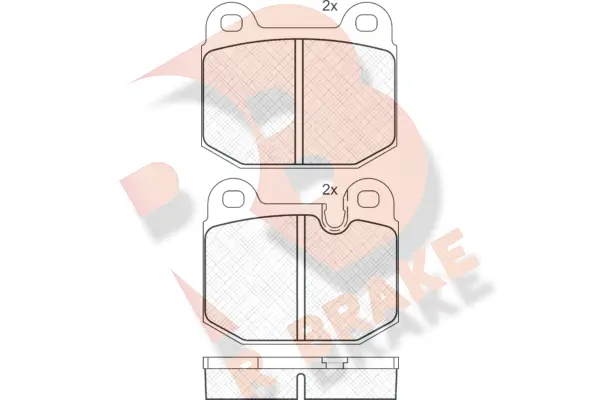 Brake Pad Set, disc brake (RB0307)