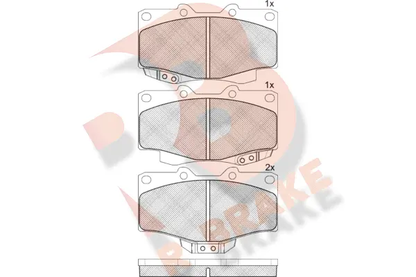 Brake Pad Set, disc brake (RB1007)