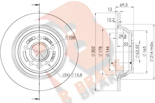 Brake Disc (78RBD19078)