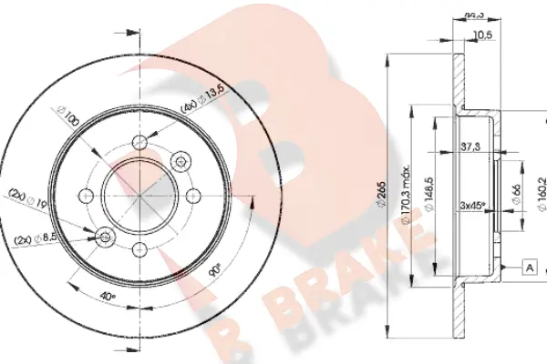 Brake Disc (78RBD24295)