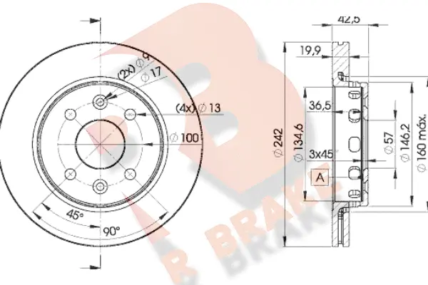 Brake Disc (78RBD23253)