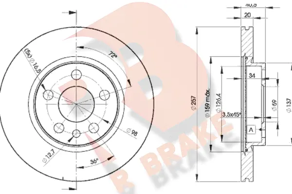 Brake Disc (78RBD24683)