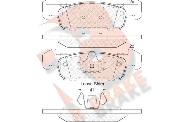 Brake Pad Set, disc brake (RB2115-202)