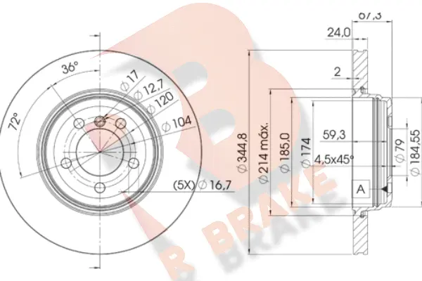 Brake Disc (78RBD26129)