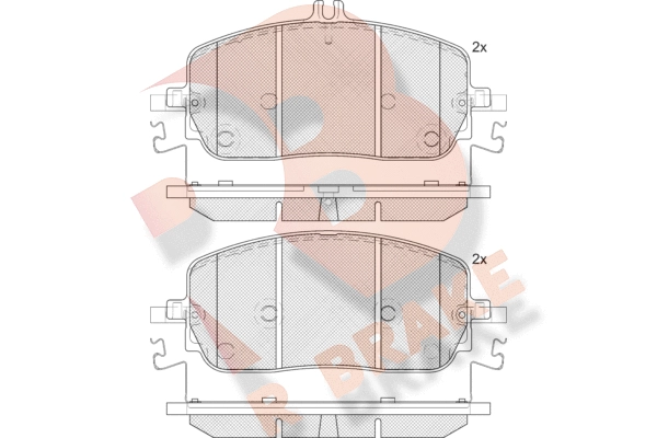 Brake Pad Set, disc brake (RB2425)