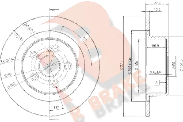 Brake Disc (78RBD24243)
