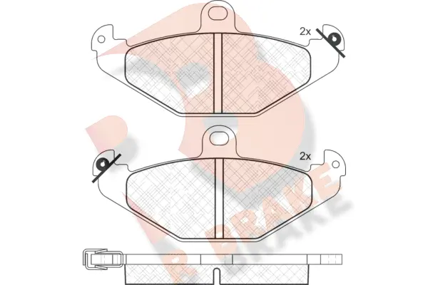 Brake Pad Set, disc brake (RB1379)
