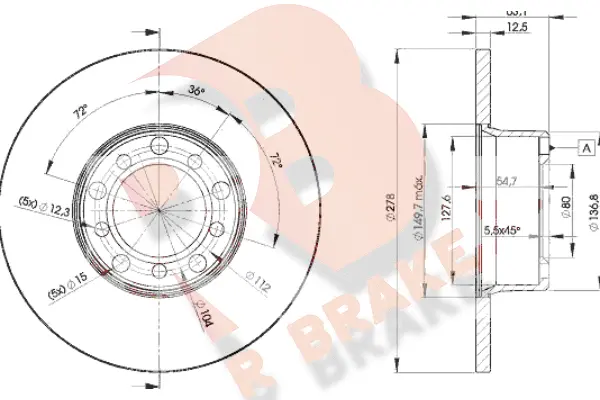 Brake Disc (78RBD22780)