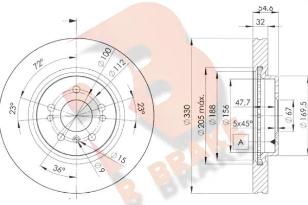 Brake Disc (78RBD23507)