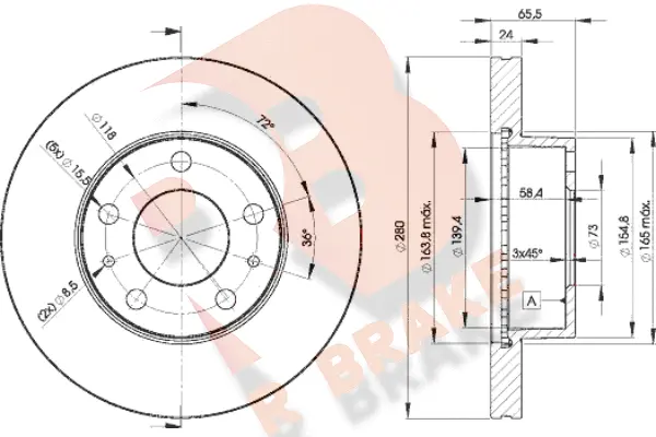 Brake Disc (78RBD24681)
