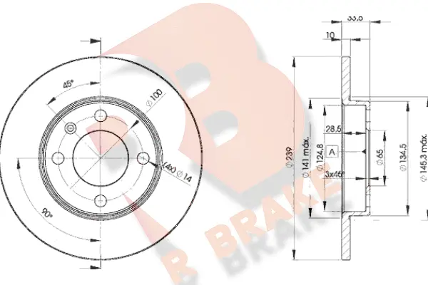 Brake Disc (78RBD25304)