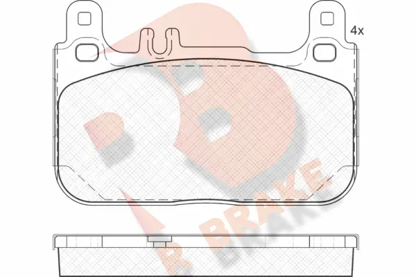 Brake Pad Set, disc brake (RB2173)