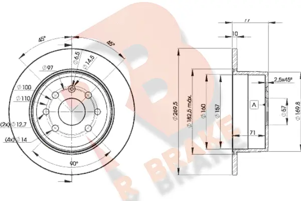 Brake Disc (78RBD19102)