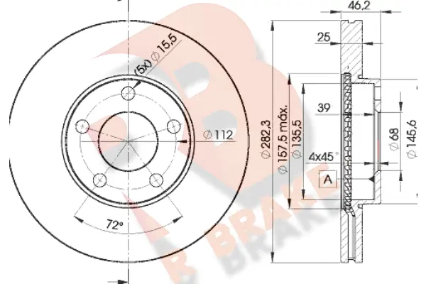 Brake Disc (78RBD25306)