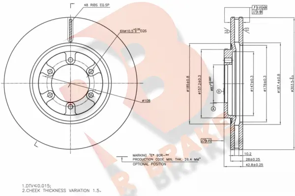 Brake Disc (78RBD20030)